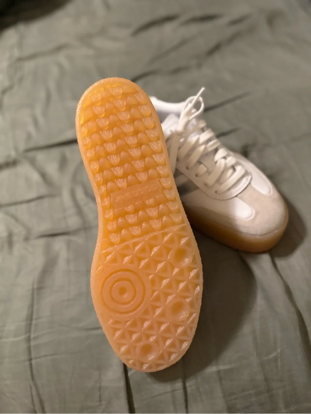 adidas White Leather Samba Sneakers